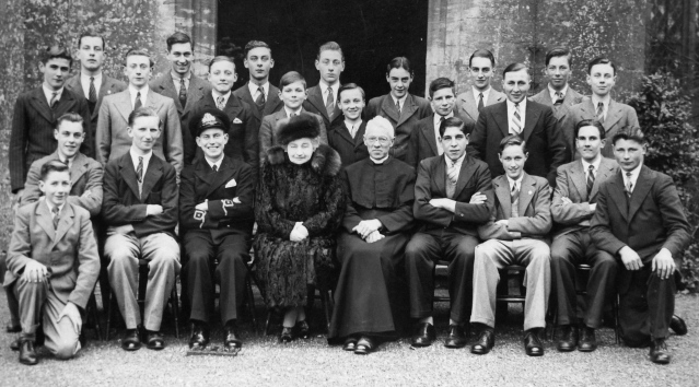 The East Coker Boys Club,1944 at Coker Court